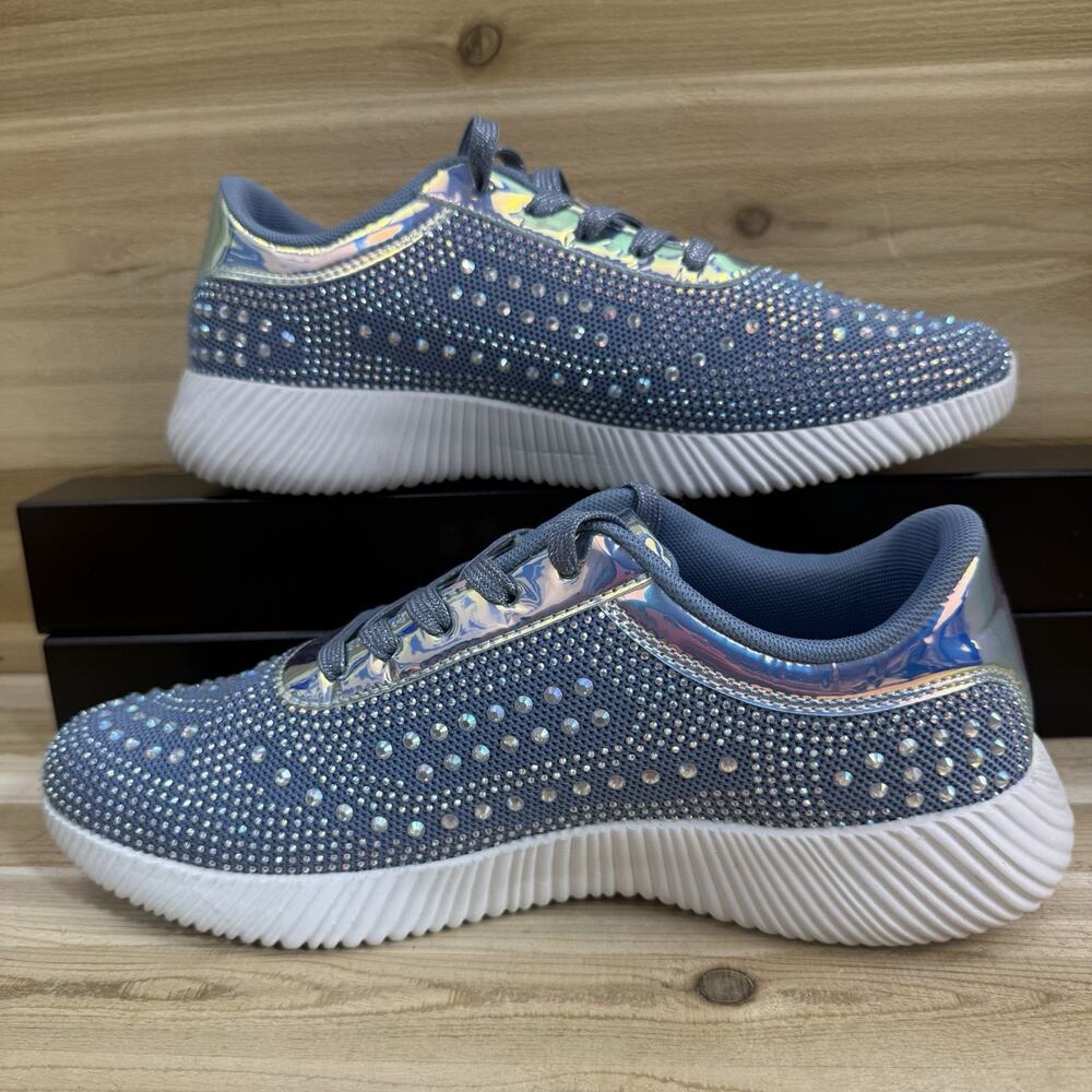 Belos Memory Foam Glitter Sparkly Lightweight Lace Up Women’s Size 11 - Picture 4 of 12